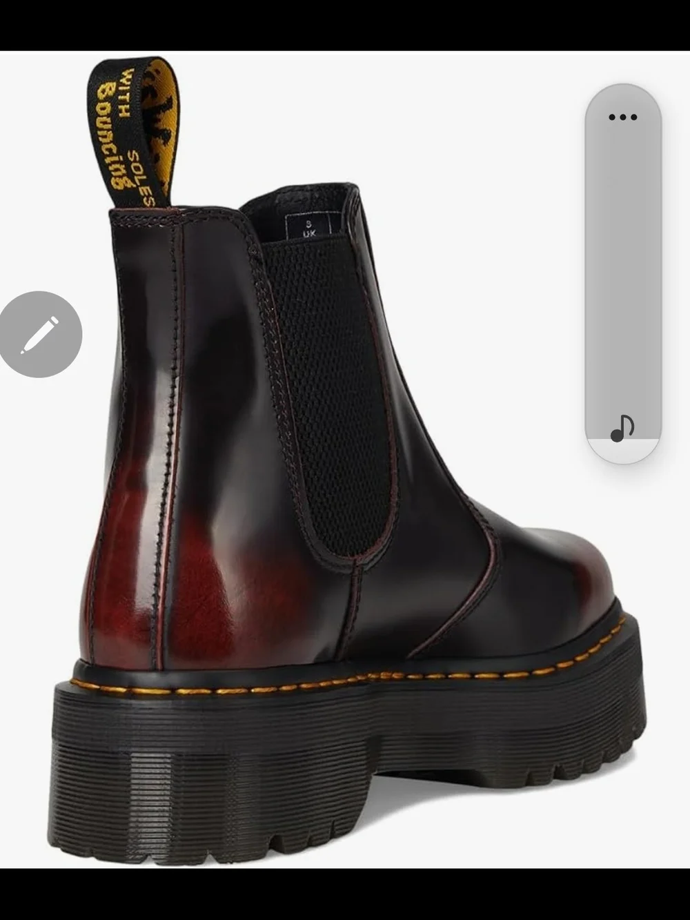 Dr. Martens Men’s Black Cherry Chelsea Boots